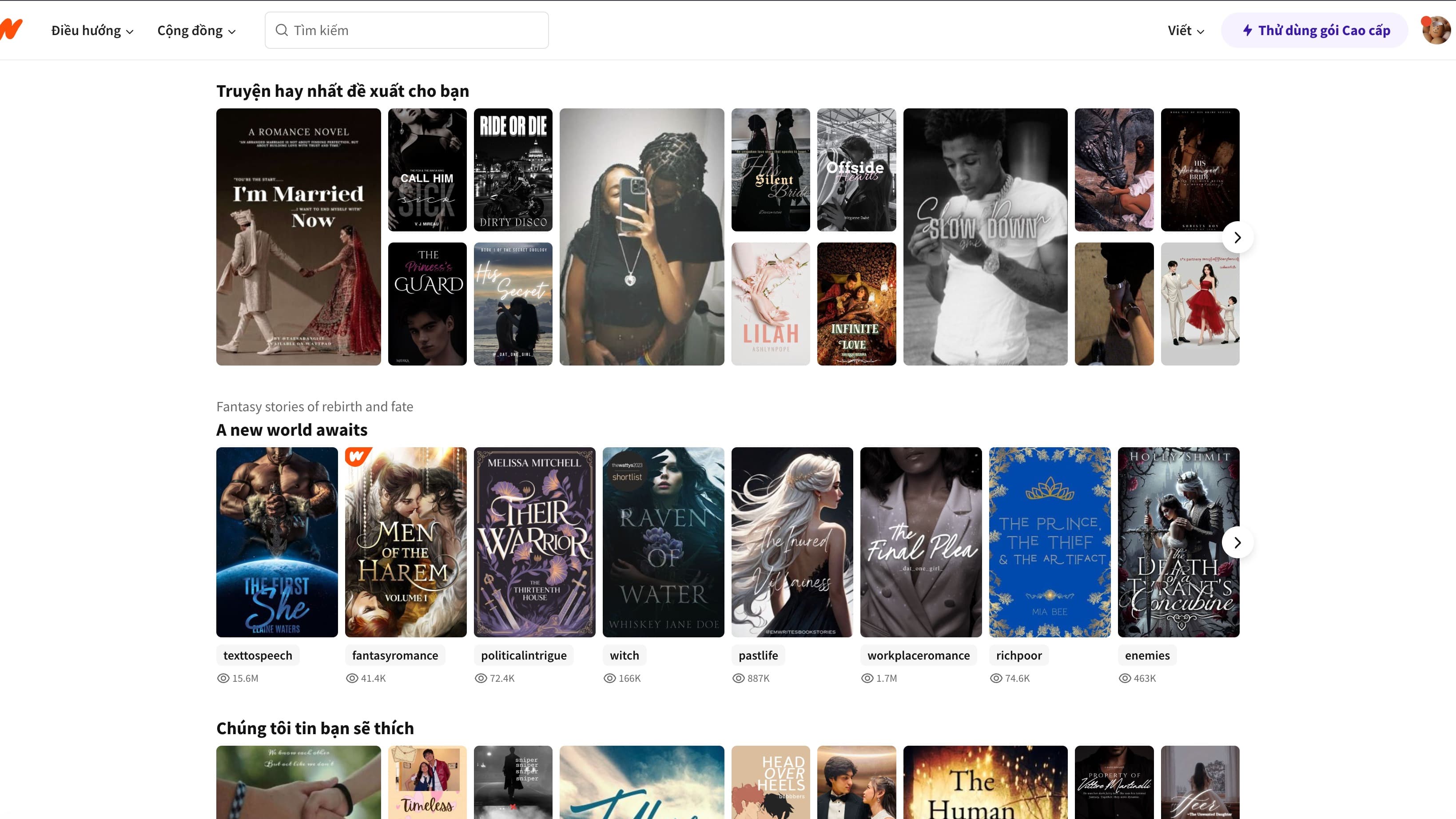 Wattpad Clone - Whatapp