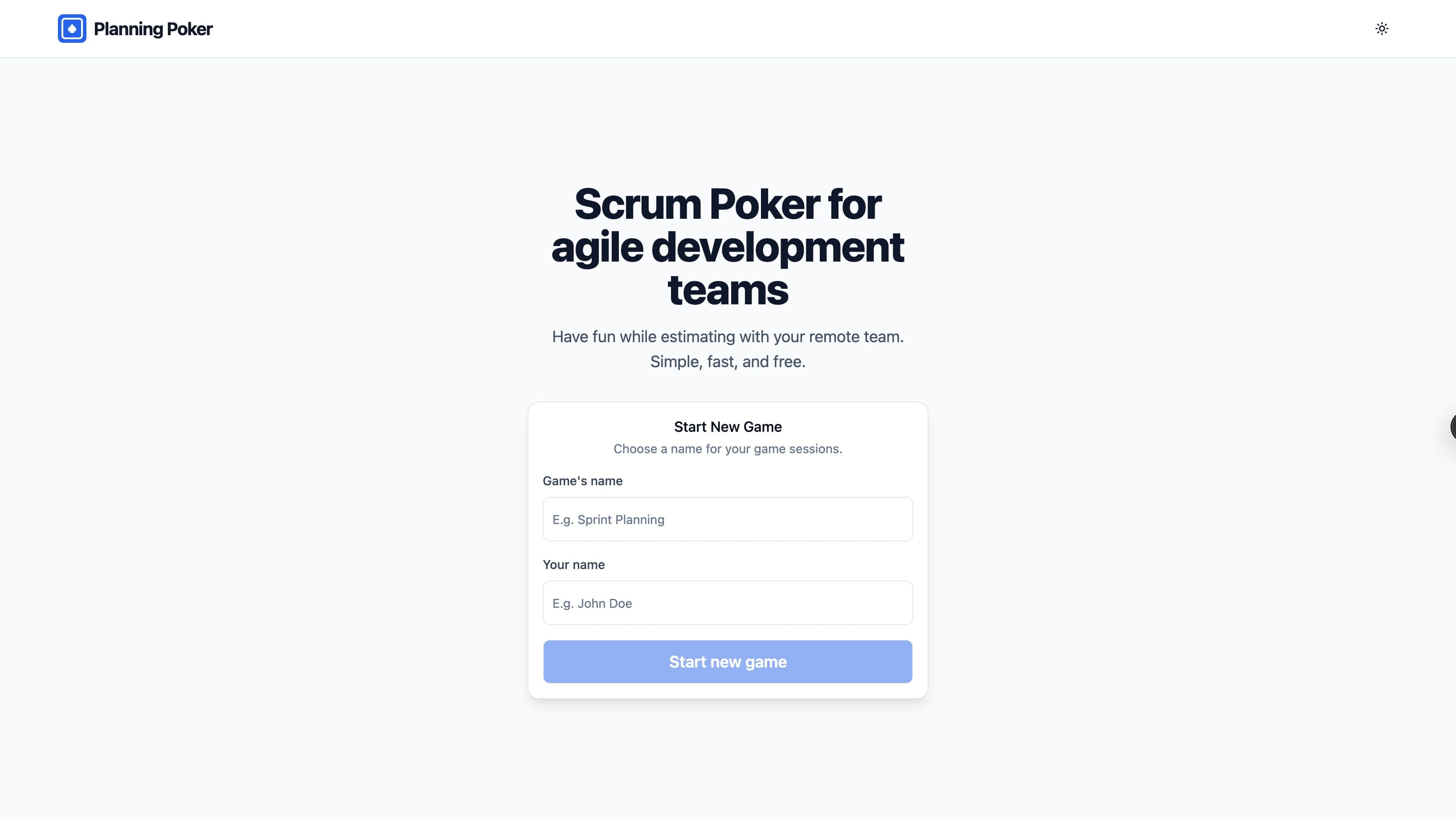 Planning Poker